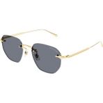 Mont Blanc MB0405S 003 51 Unisex Güneş Gözlüğü - Gri