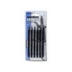 Mont Marte Ahşapsız Grafit Kalemler 6 Parça, HB, 2B, 4B, 6B, 8B, EE
