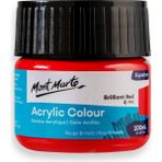 MONT MARTE Akrilik Renkli Boya 100 ml Parlak Kırmızı