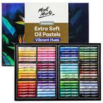 Mont Marte Ekstra Yumuşak Yağlı Pastel 72 adet, Çeşitli Parlak Renkler, Canlı ve Tereyağlı, Karıştırma, Katmanlama ve Gölgeleme için Çok Yönlü Sanat Pastelleri, Sanat, El Sanatı, Boyama ve Eskiz için