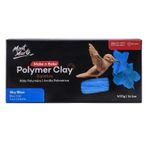 Mont Marte Make n Bake Polimer Kil İmza Gök Mavisi 400 g (14,1 oz) Blok, Fırında Pişirin, Yumuşak ve Pürüzsüz, Şekillendirici, El Sanatları, Kendin Yap Dekoru, Takı
