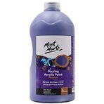Mont Marte Premium Dökme Akrilik Boya, 1 L (33 oz), Koyu Mor, Önceden Karışık Akrilik Boya, Gerilmiş Kanvas, Ahşap, MDF ve Hava Kuruyan Kil Dahil Çeşitli Yüzeyler İçin Uygundur.