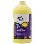 Mont Marte Premium Dökme Akrilik Boya, 1 L (33 oz), Parlak Sarı, Önceden Karışık Akrilik Boya, Gerilmiş Kanvas, Ahşap, MDF ve Hava Kuruyan Kil Dahil Çeşitli Yüzeyler İçin Uygundur.