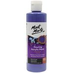 Mont Marte Premium Dökme Akrilik Boya, 240 ml (9 oz), Koyu Mor, Önceden Karışık Akrilik Boya, Gerilmiş Kanvas, Ahşap, MDF ve Hava Kuruyan Kil Dahil Çeşitli Yüzeyler İçin Uygundur.