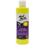 MONT MARTE Premium Dökme Akrilik Boya, 240 ml (9 oz), Parlak Sarı, Önceden Karışık Akrilik Boya, Gerilmiş Kanvas, Ahşap, MDF ve Hava Kuruyan Kil Dahil Çeşitli Yüzeyler İçin Uygundur.