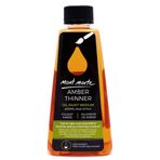 Mont Marte Premium Kehribar Tiner, 16 oz (500 ml), Az Kokulu Yağlı Boya Çözücü, Su Bazlı, Düşük Viskoziteli, Suda Karıştırılabilir Orta