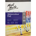 MONT MARTE Suluboya Pedi Alman Kağıdı Premium A4 180gr 15 Sayfa - Çoklu - Yok
