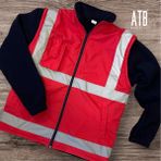 Mont /yelek Iş Güvenliği - Kırmızı - 2XL