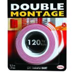 Montaj Bandı max 120 kg 1,5m x 19 mm