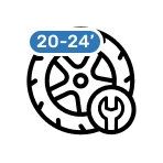 Montaj Hizmeti 20-24 inç (Balans Dahil) (Diyarbakır Kayapınar Huzurevleri Mah.)