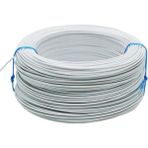 Montaj Kablosu Çok Damarlı 0,22 mm2 10 metre NYAF Beyaz