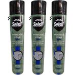 Montaj Köpüğü Dolgu Köpüğü 750ML-600GR Kapı Kenarı Boşluklarına Çatı Boşluklarına Dolgu Köpük Malzemesi (3 Adet)