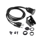 Montaj Tipi Usb Aux Uzatma Kablosu Montaj Edilebilir Stereo Usb Kablo 3 Metre