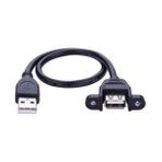 Montaj Tipi USB Uzatma Kablosu 0.5 Metre Vidalı USB Kablo Yarım Metre Montaj Tipi USB Kablo