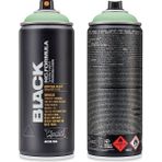Montana Black 400 ml Akrilik Sprey Boya E2E Green BLK6210 Yüksek Kapatıcılık ve Kolay Uygulama