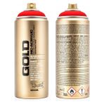 Montana : Gold Akrilik Sprey Boya : 400 ml : Fire Red (Fluo) F3000