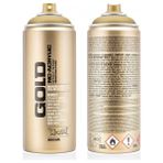 Montana : Gold Akrilik Sprey Boya : 400 ml : Gold Matt M3010