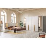 Montana Mdf Bazalı Ledli Yatak Odası Takımı - Aytaşı - 260 63 220