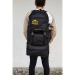 Montana Mountainer 80L Siyah Çift Körüklü Su Geçirmez Çok Gözlü Kampçı-Seyahat-Dağcı Sırt Çantası - 010 - Siyah