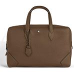 Montblanc 149 Deri Seyahat Çantası 220456 - 0,5 x 9 cm - Kahverengi