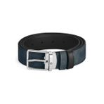 Montblanc Everyday Süet Siyah 35 mm Çift Taraflı Deri Kemer 221007