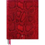 Montblanc Fine Stationery 149 Python Baskı Parlak Kırmızı Büyük Eskiznot Defteri 119515