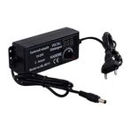 Monte Lua 3 Volt - 24 Volt, 2 Amper, Ayarlanabilir Güç Adaptörü, 5.5x2.5mm Uçlu, Dijital Ekranlı Ayarlı Kademeli Adaptör,