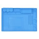 Monte Lua Isıya Dayanıklı Silikon Tamir Onarım Lehim Matı Pedi Magnetli-Antistatik (45X30 Cm), Tamir Matı