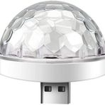 Monte Lua Universal Oto Led Usb Disko Topu Müziğe Duyarlı USB GİRİŞLİ LAMBA, Disko Topu Sese Duyarlı Renkli Canlı Işık Rgb Müzik Duyarlı