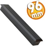 Monte Mobilya Çekmece Dolap Kapak Kulpu Plastik Siyah Kulp 96 mm