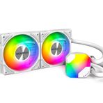 MONTECH HyperFlow ARGB 240 - AIO CPU Sıvı Soğutucu, Intel&AMD Uyumlu, Grafik Üstü Performans, Gelişmiş 3100RPM Su Pompası Tasarımı, 3X Metal Pro 12 ARGB Ultimate Soğutma Fanları - Beyaz