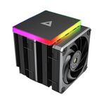 Montech Metal DT24 PREMIUM Hava Soğutucu , Yüksek Performanslı Çift Kule CPU Soğutucu, 2X Metal 120 PWM Fanlı, 270W TDP