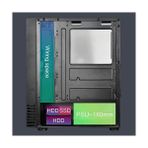 Montech X2 Plus Siyah Matx/yüksek Hava Akışı, Mesh Ön Panel, Tam Cam Yan Panel, Önceden Takılmış 2 x 140 Mm, 1 x 120 mm Argb Fanlar/type C / Usb3.0 / - 1 GB - Acı Kahverengi - Option-1