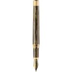 Montegrappa Zero Zodiac Capricorn Dolma Kalem, Yellow Gold Ip Steel, Medium, Steel Nib ISZEZ3IY_M3