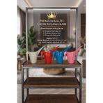 MONTESEV Çiçek Sulama Kabı 4 lü Set (Karışık Renkli)