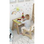 Montessori Ahşap Aktivite Masa Ve Sandalye Takımı - Çocuk Çalışma Alanı