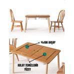 Montessori Çift Hazneli 2 Sandalyeli Aktivite Masası Hugo - Bej