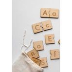 Montessori İngilizce Türkçe Ahşap Alfabe Bulmacası Büyük Ve Küçük Harf Eşleştirme Oyunu