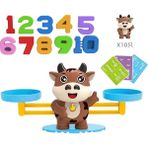 Montessori Matematik Oyuncak Maymun Denge Bebek Montessori Eğitici Oyunlar Sayı Oyuncak Eğitici Öğrenme Oyuncakları Öğretim Materyali Renk:kahverengi Sığır (Yurt Dışından) - Renkli