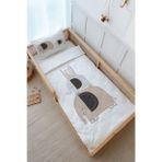 Montessori Nevresim Takımı (100x200) - Pure Baby Serisi - Filler ve Evler