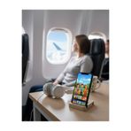 MONTETOYS Doğal Kayın Ahşap Telefon Ve Tablet Standı - Masaüstü iPad Tutucu - Ofis Ve Ev Aksesuarı