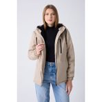 Montland Kadın Taş Içi Kürklü Su ve Rüzgar Geçirmez Kapüşonlu Kışlık Mont & Kaban & Parka ML-FMM-100-K - 2XL