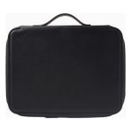 Montroi Montroı 13" Deri Laptop Kılıfı Grained Leather, Şık ve Koruyucu Tasarım - Siyah
