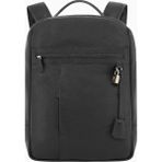 Montroi Premium Grain Leather Siyah Deri Unisex Sırt Çantası