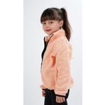 Monttini Kız Çocuk Welsoft Tek Üst Peluş Sweatshirt Hırka Ceket
