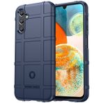 Monwutong Samsung Galaxy A14 için Slim Fit Kılıf, Askeri Sınıf Darbeye Dayanıklı Sağlam Kalkan Telefon Kılıfı, Düşme Test Edilmiş ve Samsung Galaxy A14 5G/4G için Kamera Lensi Koruma Kapağı, HD Mavi