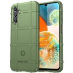 Monwutong Samsung Galaxy A14 için Slim Fit Kılıf, Askeri Sınıf Darbeye Dayanıklı Sağlam Kalkan Telefon Kılıfı, Düşme Test Edilmiş ve Samsung Galaxy A14 5G/4G için Kamera Lensi Koruma Kapağı, HD Yeşil