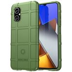 Monwutong Xiaomi Poco M4 5G için Telefon Kılıfı, Dayanıklı Kalkan İnce Kılıf, Askeri Sınıf Darbeye Dayanıklı, Düşmeye Karşı Test Edilmiş ve Kamera Lensi Koruma Kapağı Xiaomi Poco M4 5G HD Yeşil
