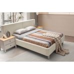Mony Beige Bazalı Karyola - Bej