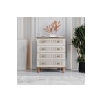 MONZIO Milen 4 Çekmeceli Şifonyer %100 MDF
